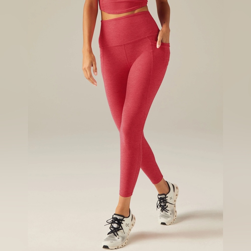Beyond Yoga Spacedye Out of Pocket High Waisted Legging Neon